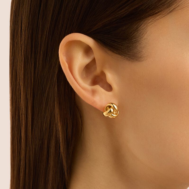 Orecchini Lobo Gold Essence Oro Giallo - Orecchini a Lobo Donna | Stroili