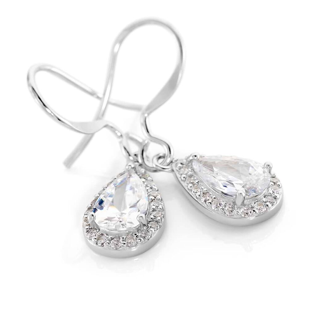 Orecchini Pendenti Punto Luce Silver Elegance Argento Rodiato Cubic Zirconia - Orecchini Pendenti Donna | Stroili