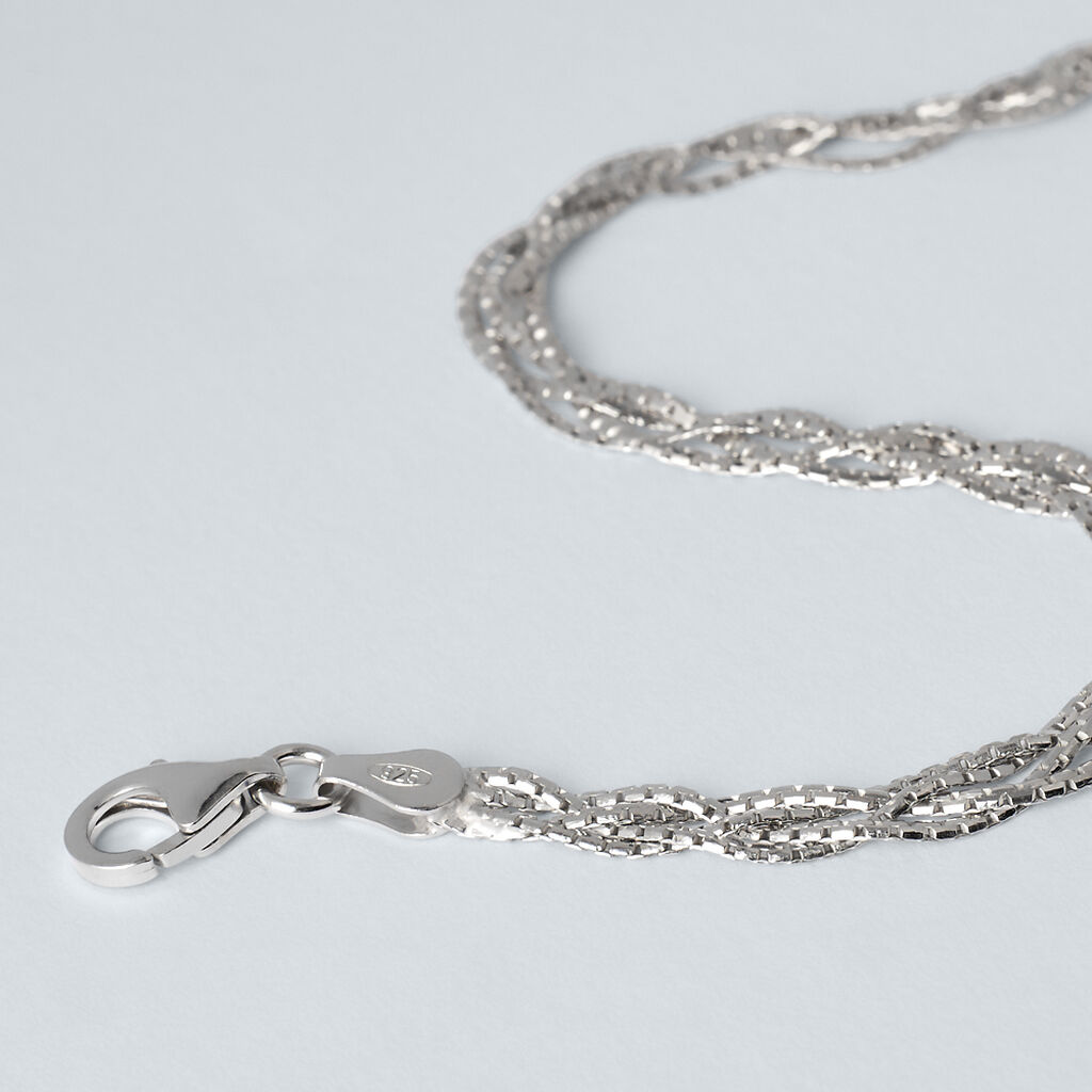 Bracciale Catena Silver Collection Argento Rodiato