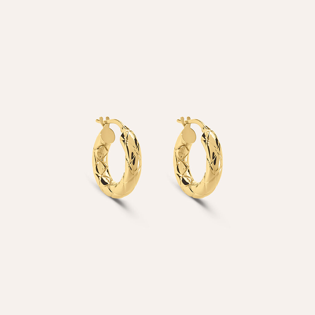 Orecchini A Cerchio Toujours Oro Giallo