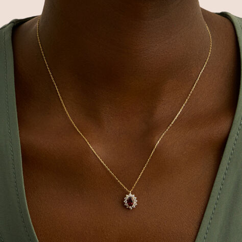 Collana Jasmine Oro Giallo Rodolite Diamante - Collane Donna | Stroili