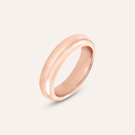 Fede Classica Leggera 5 mm Oro Rosa - Anelli con Incisione Unisex | Stroili