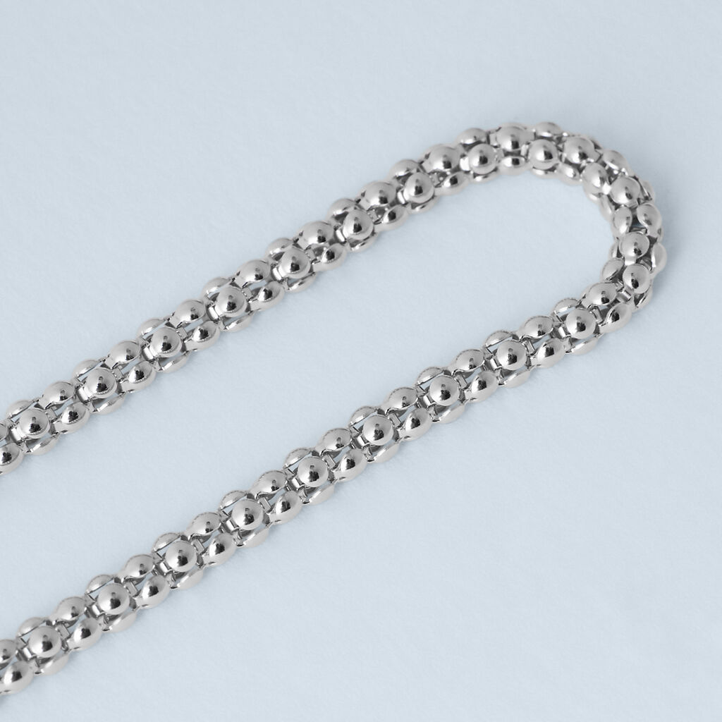 Bracciale Catena Silver Collection Argento Rodiato - Bracciali Donna | Stroili
