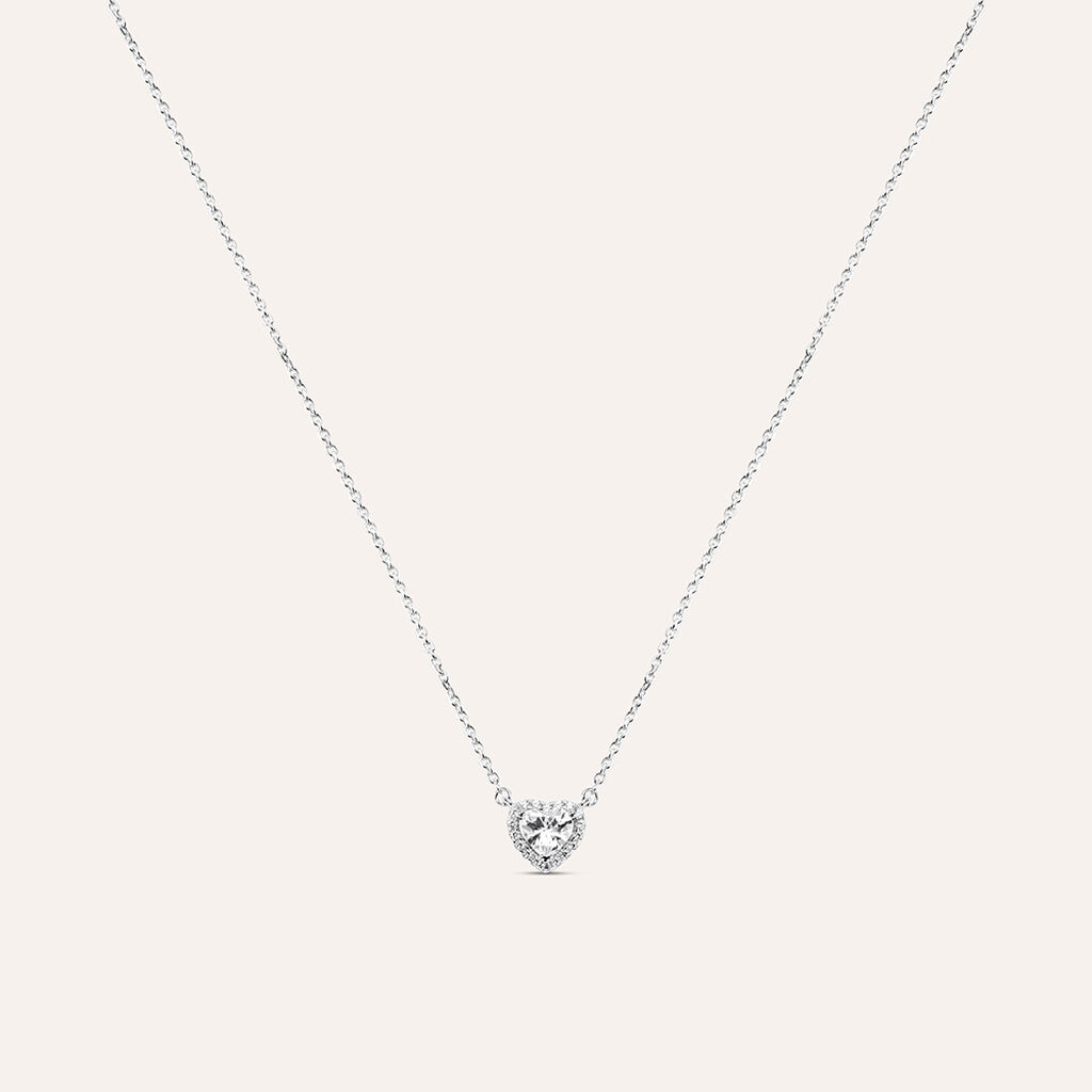 Collana Silver Elegance Argento Rodiato Cubic Zirconia