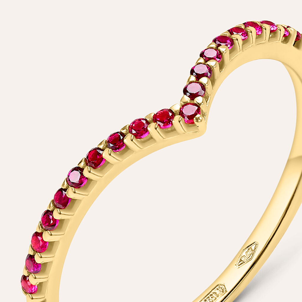 Anello Fantasia Claire Oro Giallo Cubic Zirconia