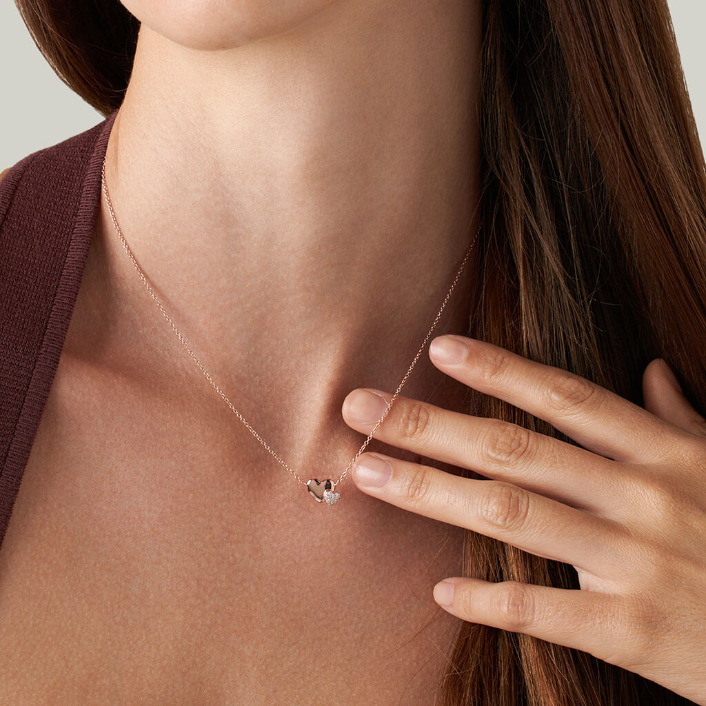Collana Silver Moments Argento Rosa Cubic Zirconia - Collane Donna | Stroili