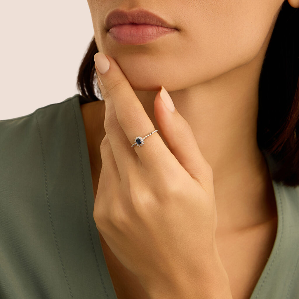 Anello Solitario Kate Silver Elegance Argento Rodiato Cubic Zirconia