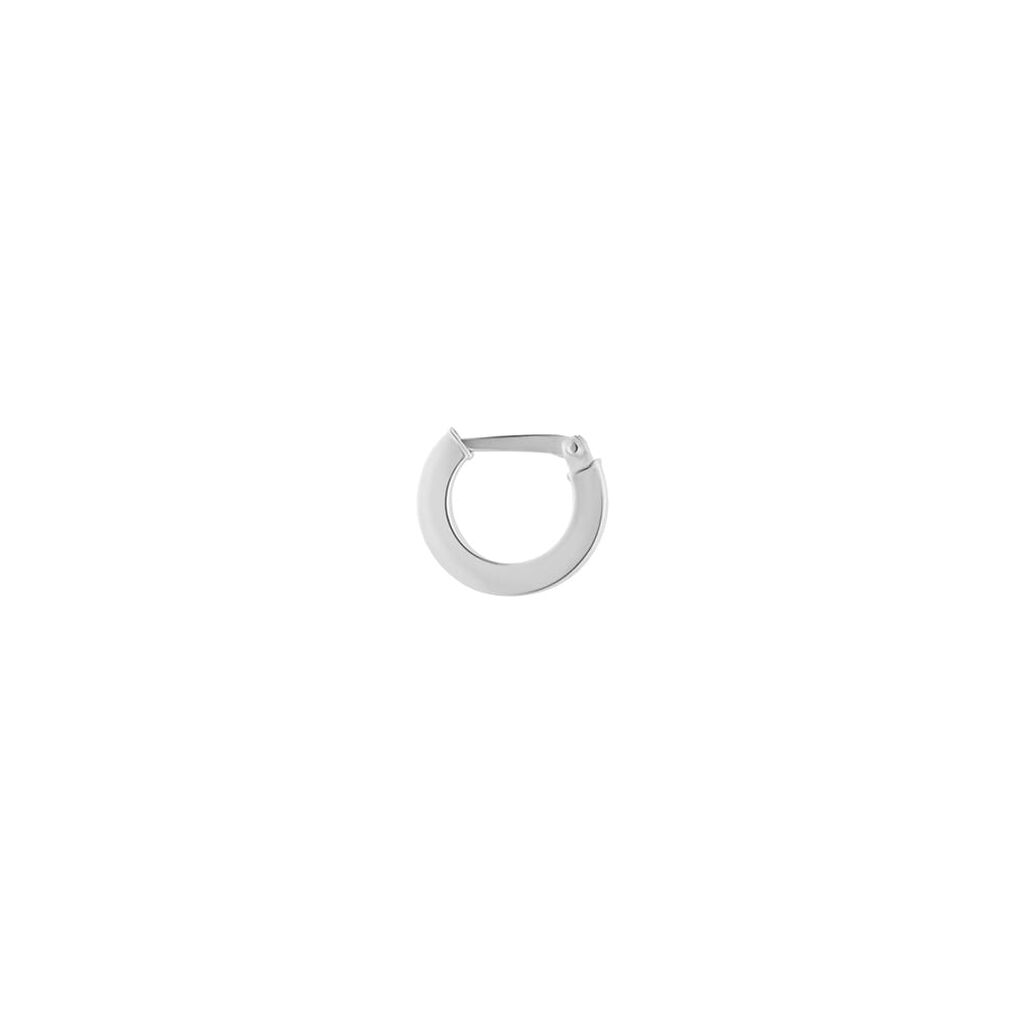 Mono Orecchino A Cerchio Toujours Oro Bianco - Mono Orecchino Unisex | Stroili