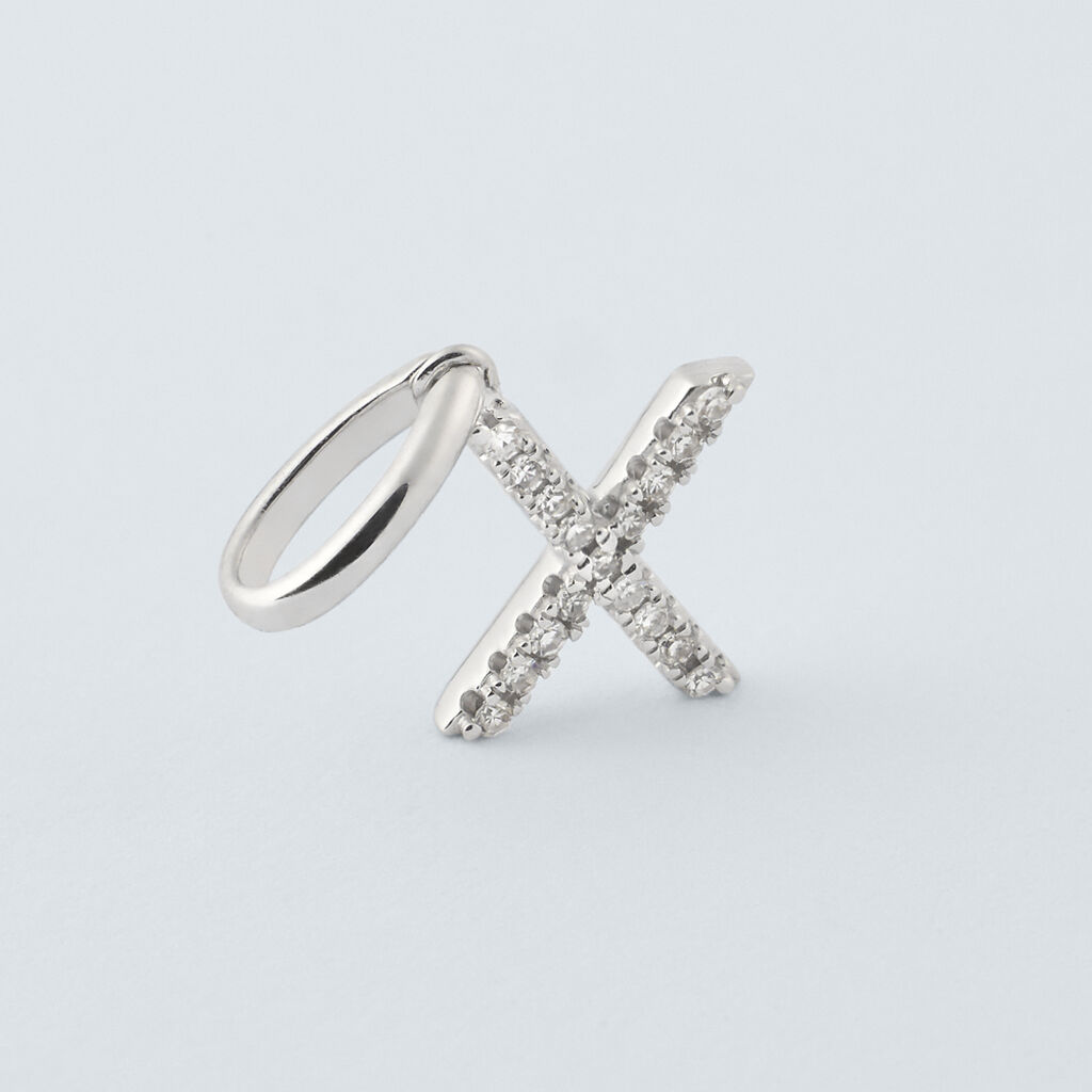 Pendente Sophia Oro Bianco Diamante - Ciondoli Donna | Stroili