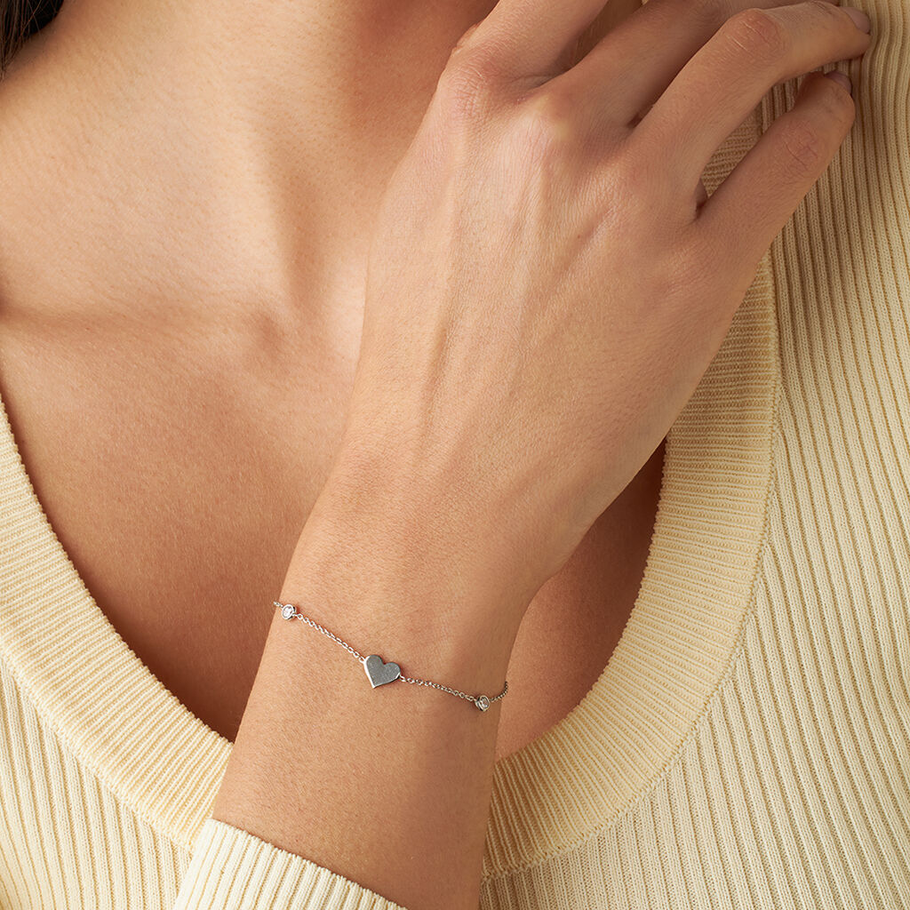 Bracciale Silver Elegance Argento Rodiato Cubic Zirconia
