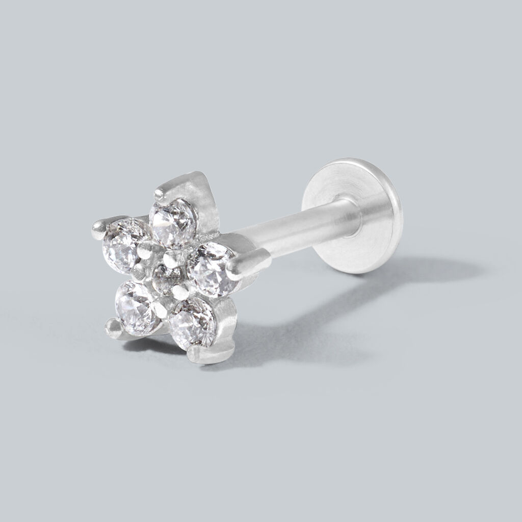 Piercing Orecchio Tragus Helix Conch Lady Code Acciaio Cristallo - Piercing Orecchio Donna | Stroili