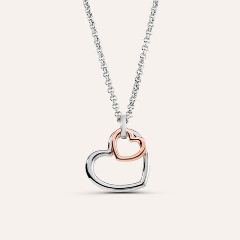 Collana Sunrise Acciaio Bicolore Bianco / Rosa - Collane Donna | Stroili