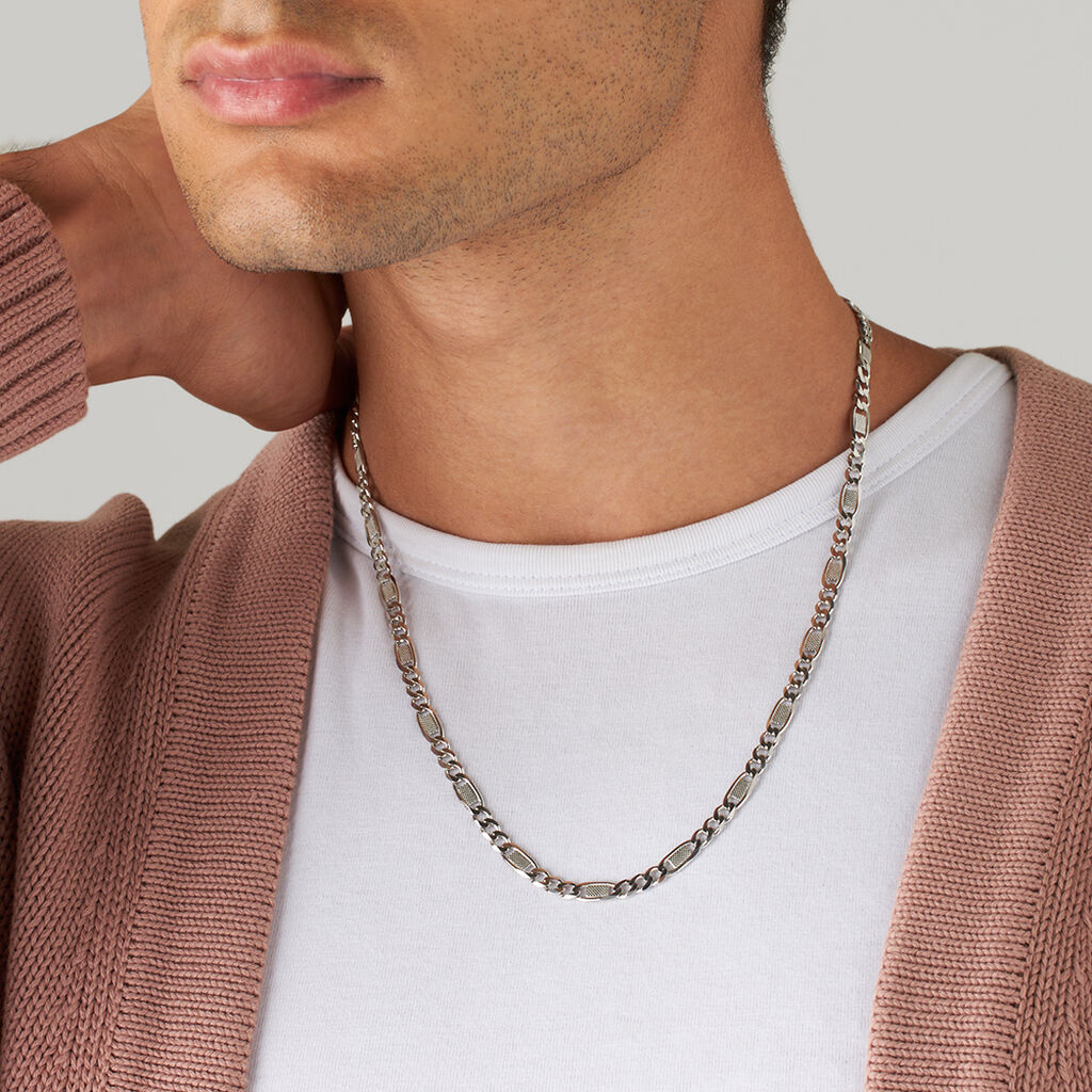 Catena Gentleman Argento Rodiato - Collane Catena Uomo | Stroili