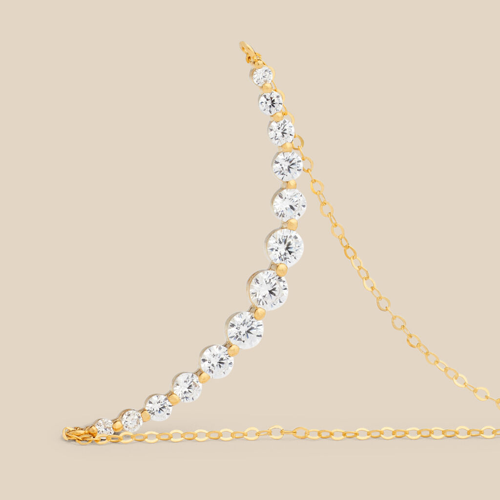 Collana Claire Oro Giallo Cubic Zirconia - Collane Donna | Stroili
