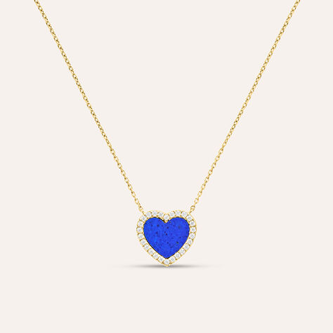 Collana Beverly Oro Giallo Lapislazzuli Cubic Zirconia - Collane Donna | Stroili