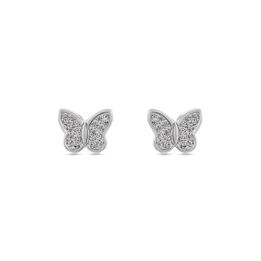 Orecchini Lobo Silver Moments Argento Rodiato Cubic Zirconia - Orecchini a Lobo Donna | Stroili