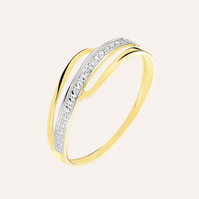 Anello Fascia Sophia Oro Giallo Diamante - Anelli con Pietre Donna | Stroili