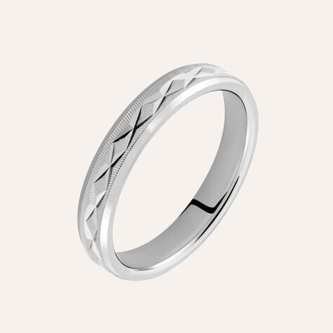 Anello Fedina Silver Collection Argento Rodiato - Anelli con Incisione Unisex | Stroili