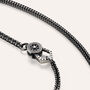 Collana Man Code Acciaio Nero