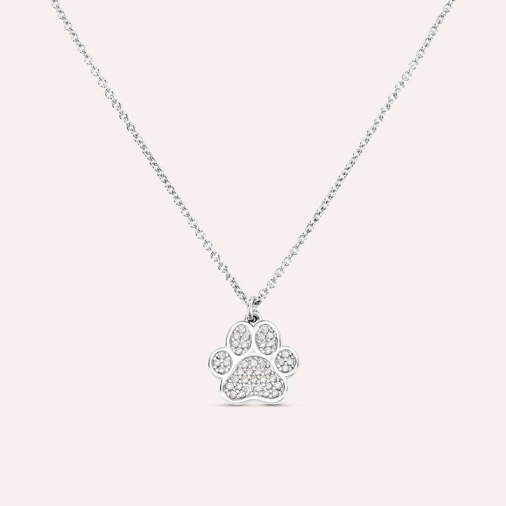 Collana Silver Moments Argento Rodiato Cubic Zirconia