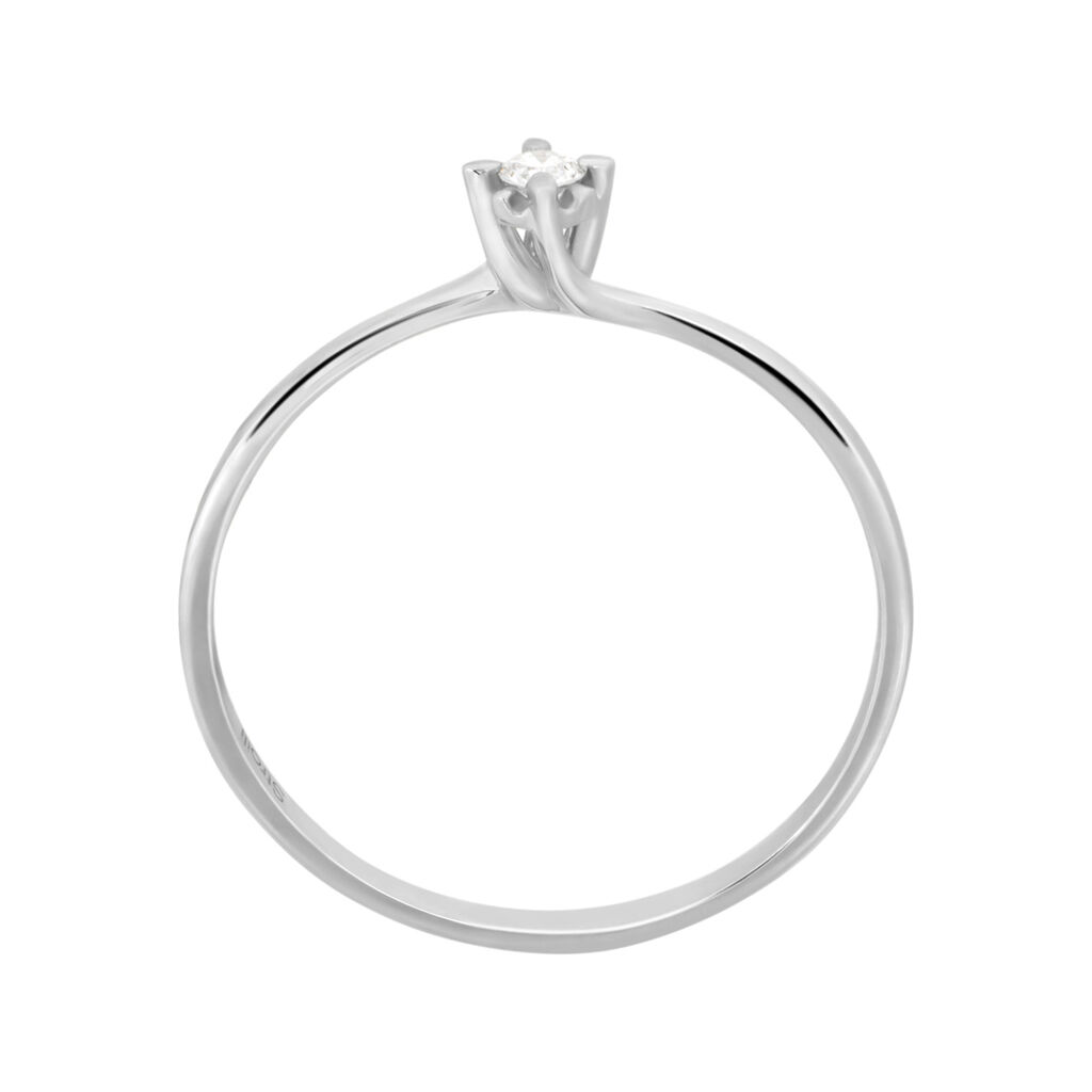 Anello Solitario Valentino Diamazing Oro Bianco Diamante - Anelli con Pietre Donna | Stroili
