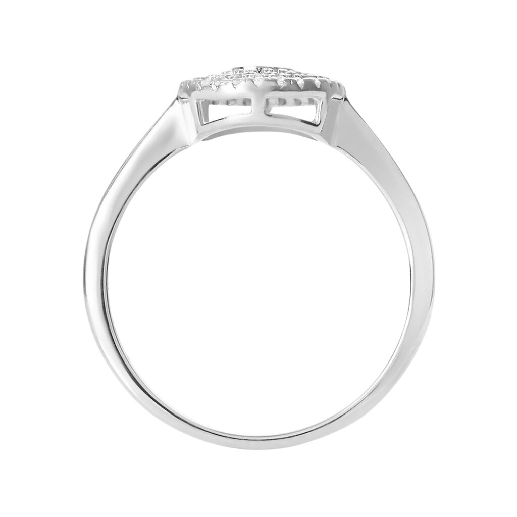 Anello Fantasia Silver Shine Argento Rodiato Cubic Zirconia - Anelli con Pietre Donna | Stroili