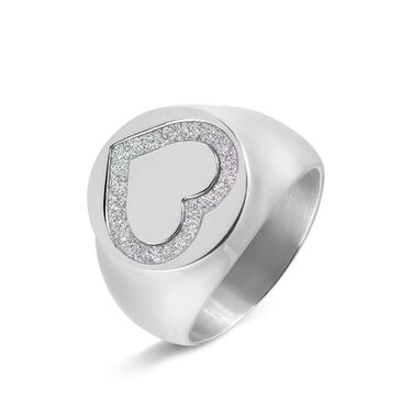 Anello Chevalier Aura Acciaio