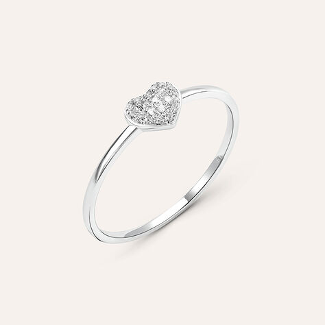 Anello Fantasia Sophia Oro Bianco Diamante - Anelli con Pietre Donna | Stroili