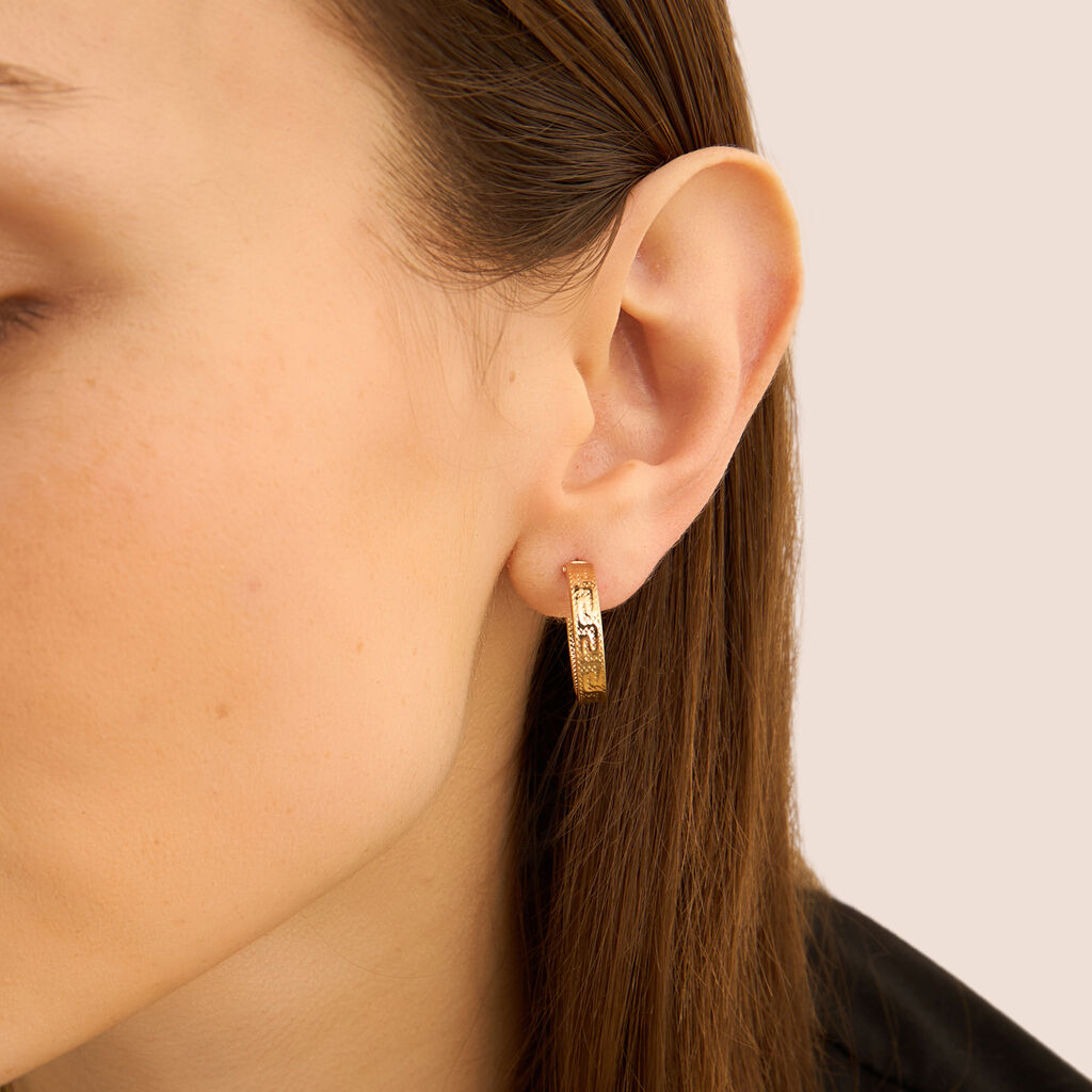 Orecchini A Cerchio Toujours Oro Giallo