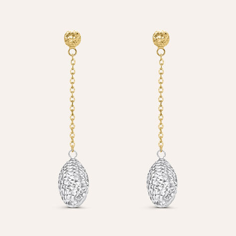 Orecchini Pendenti Golden Lover Oro Bicolore - Orecchini Pendenti Donna | Stroili