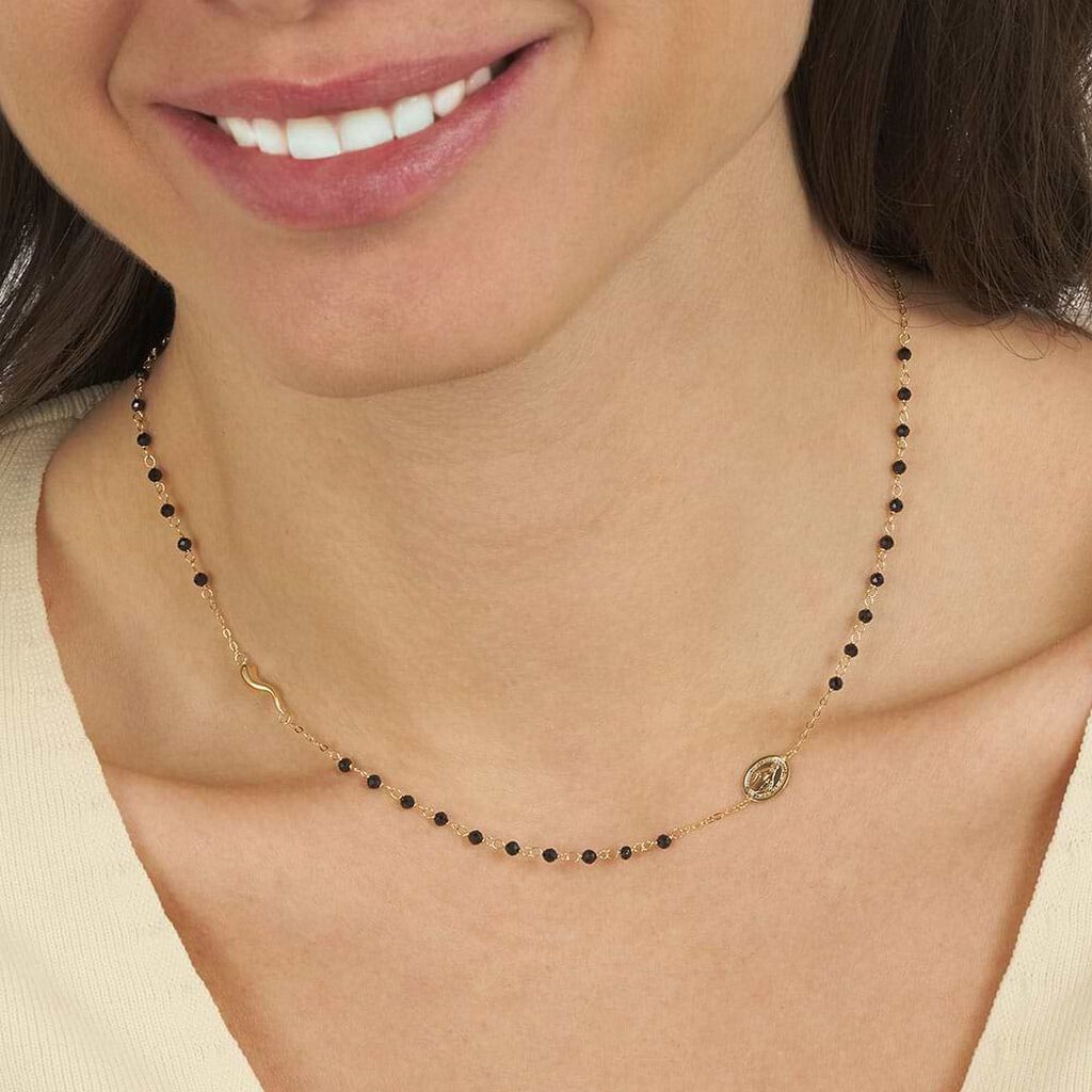 Collana Rosario Holy Oro Giallo Spinello - Collane Rosario Donna | Stroili
