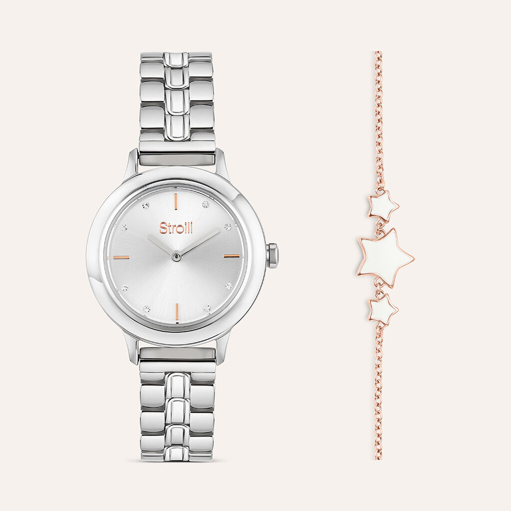 Combo Orologio Al Quarzo Stroili Londra con Bracciale - Orologi solo Tempo Donna | Stroili
