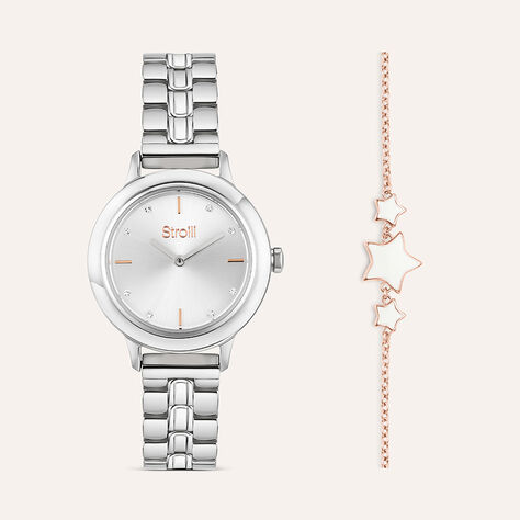 Combo Orologio Al Quarzo Stroili Londra con Bracciale - Orologi solo Tempo Donna | Stroili