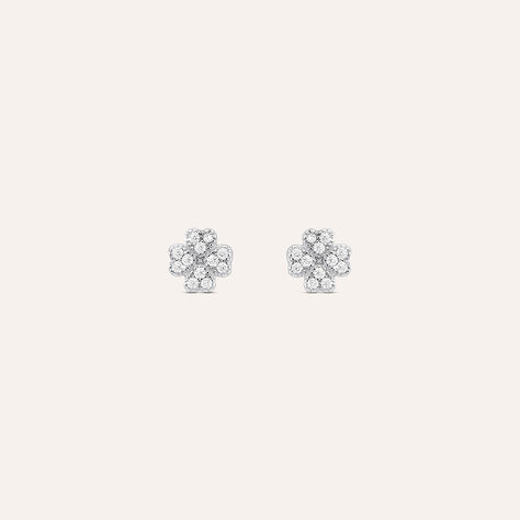 Orecchini Lobo Silver Moments Argento Rodiato Cubic Zirconia - Orecchini a Lobo Donna | Stroili