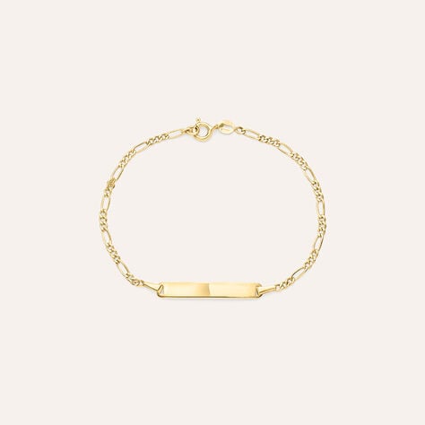 Bracciale Con Targhetta Holy Oro Giallo - Bracciali con Incisione Bambino | Stroili