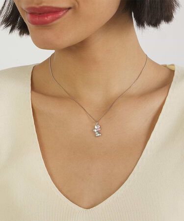 Pendente Love Beats Argento Rodiato