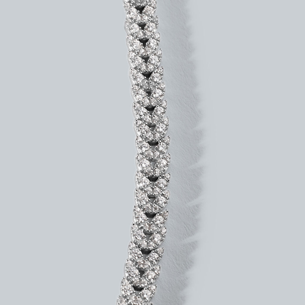 Bracciale Tennis Silver Elegance Argento Rodiato Cubic Zirconia - Bracciali Tennis Donna | Stroili