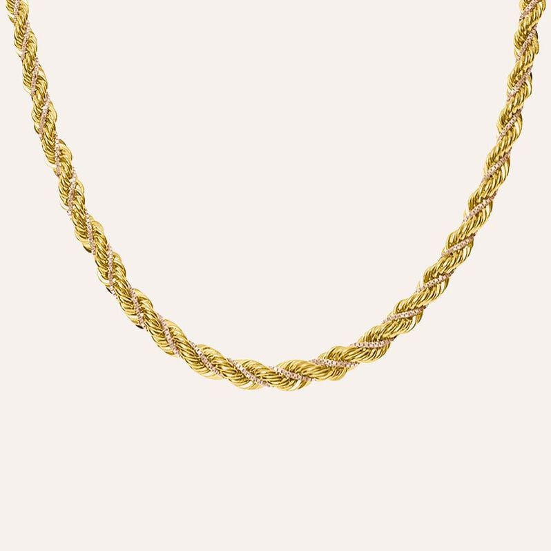 Catena Colette Oro Bicolore - Collane Catena Donna | Stroili