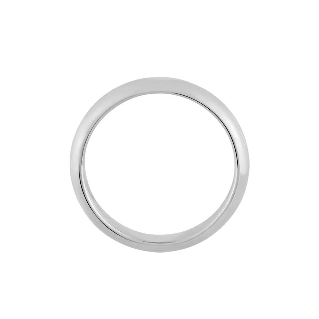 Fede Classica Leggera 4 mm Oro Bianco