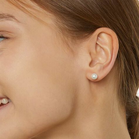 Orecchini Lobo Silver Pearls Argento Rodiato Perla sintentica - Orecchini a Lobo Donna | Stroili