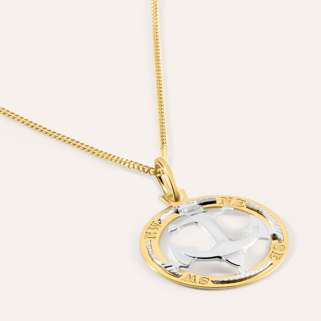 Pendente L'homme Or Oro Bicolore