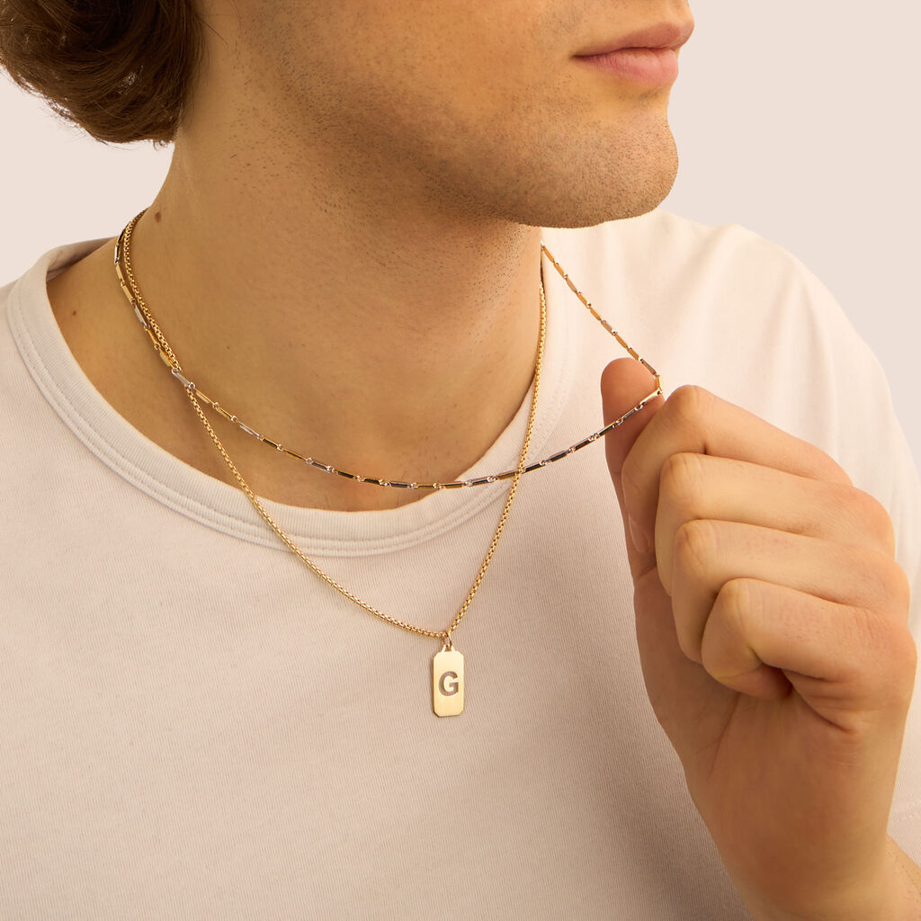 Catena L'homme Or Oro Bicolore - Collane Catena Uomo | Stroili