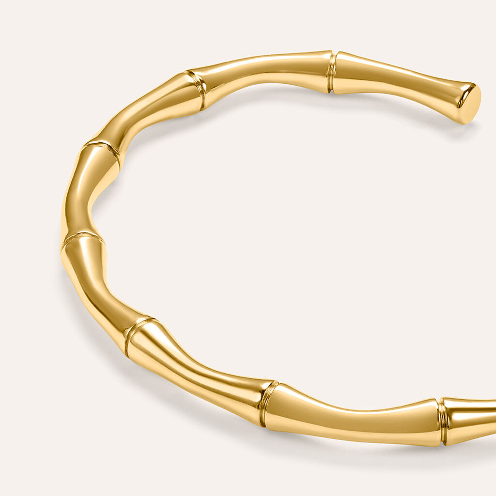 Bangle Lady Code Acciaio Dorato - Bracciali Rigidi Donna | Stroili