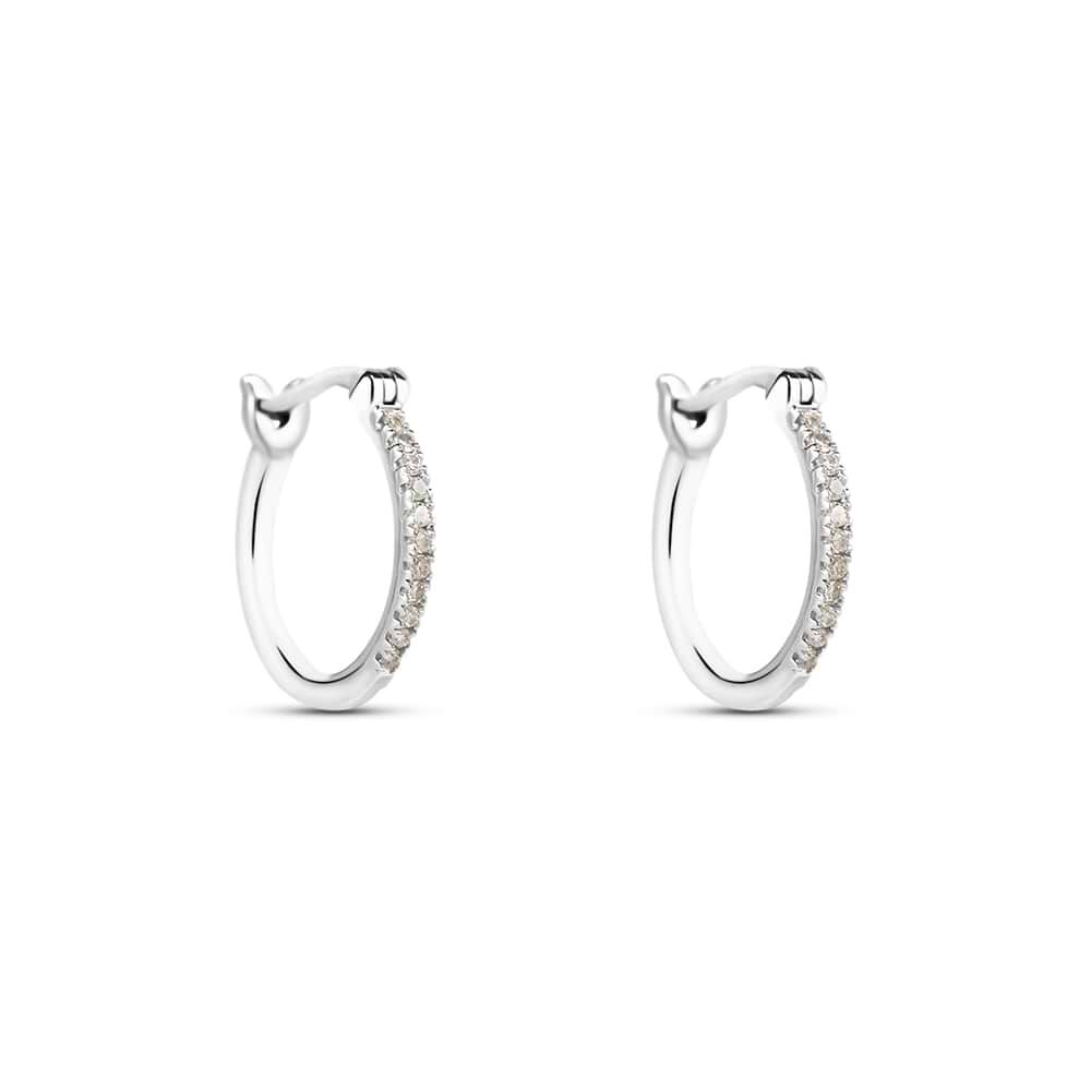 Orecchini oro bianco e diamanti stroili online