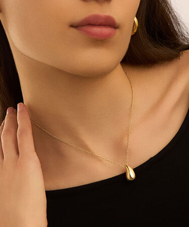 Collana Radiance Acciaio Dorato