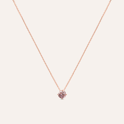 Collana Punto Luce Silver Rainbow Argento Rosato Cubic Zirconia - Collane Donna | Stroili