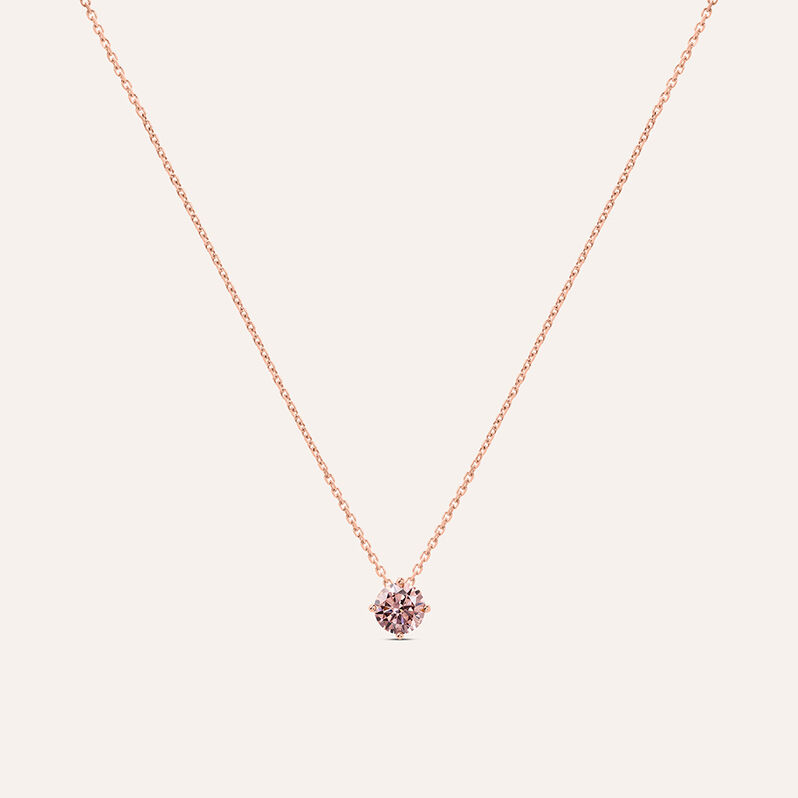 Collana Punto Luce Silver Rainbow Argento Rosato Cubic Zirconia - Collane Donna | Stroili