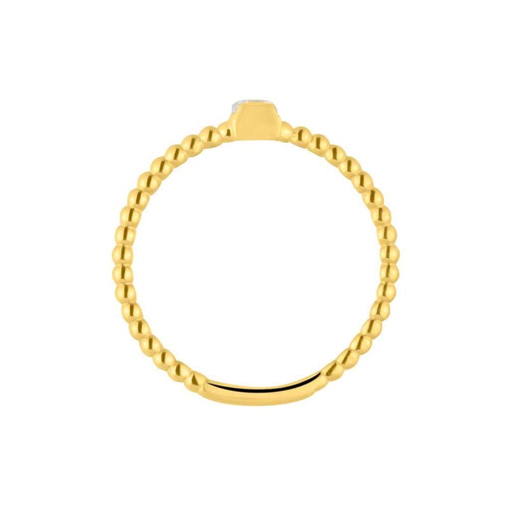 Anello Solitario Claire Oro Giallo Cubic Zirconia - Anelli con Pietre Donna | Stroili