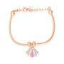 Charm in argento rosato conchiglia