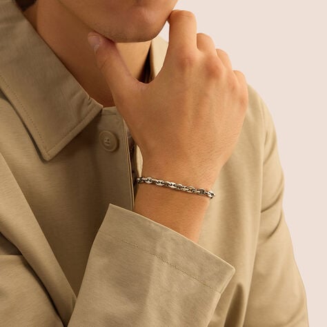 Bracciale Catena Man Code Acciaio - Bracciali Uomo | Stroili